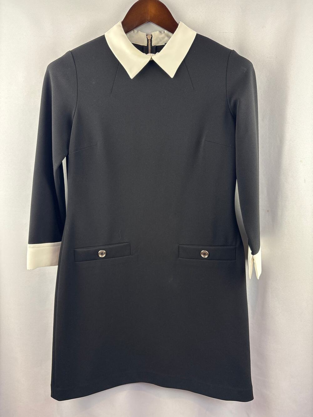 Women’s Tommy Hilfiger Size 4 Black Collared Mini Dress